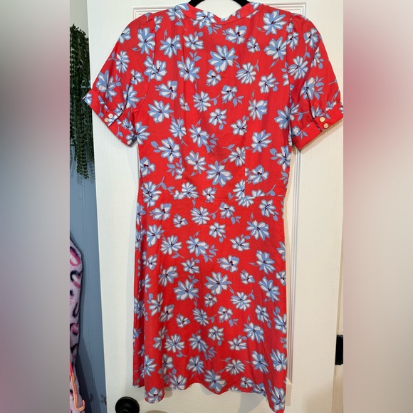 Red floral dress - Picture 2 of 3